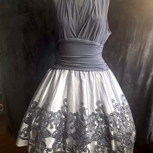 Black tulle skirt dress sz.16